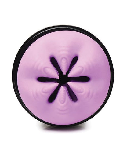 Close-up of the orifice of the Creature Cocks Wormhole Alien. It looks like a starred entrance with multiple "claws" surrounding the star-shaped opening. It's a light purple. | Kinkly Shop