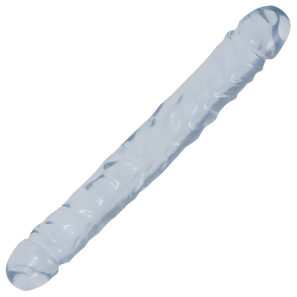 Crystal Jellies Double Dong Jr. in Clear | Kinkly Shop