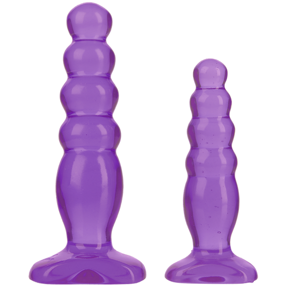 Crystal Jellies Anal Delight Trainer Kit in Purple | Kinkly Shop