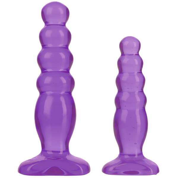 Crystal Jellies Anal Delight Trainer Kit in Purple | Kinkly Shop