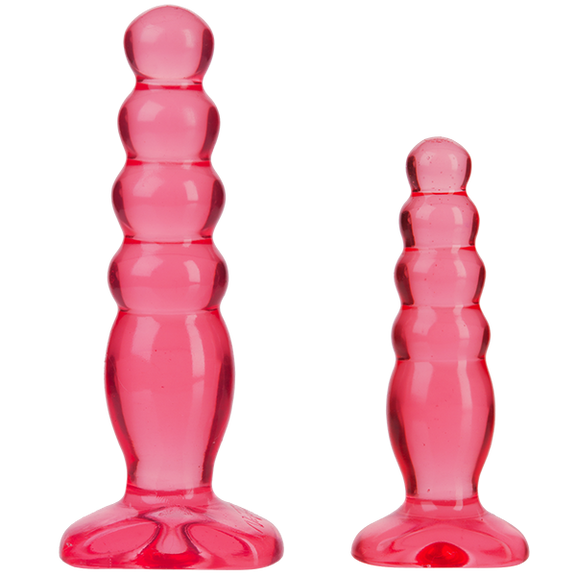 Crystal Jellies Anal Delight Trainer Kit in Pink | Kinkly Shop