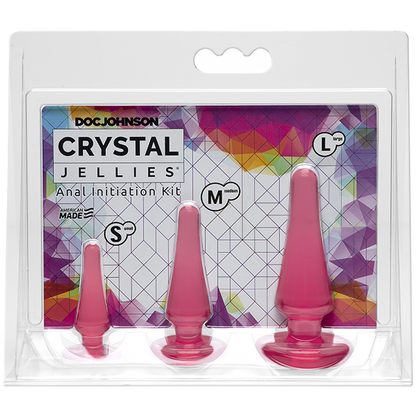 Crystal Jellies Anal Initiation Kit packaging | Kinkly Shop