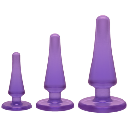 Crystal Jellies Anal Initiation Kit in Purple | Kinkly Shop