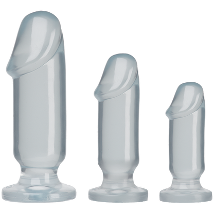 Crystal Jellies Anal Starter Kit in Clear | Kinkly Shop