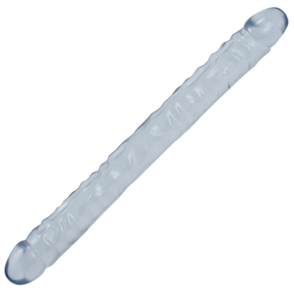 Crystal Jellies 18" Double Dong in Clear | Kinkly Shop