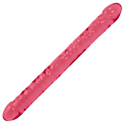 Crystal Jellies 18" Double Dong in Pink | Kinkly Shop