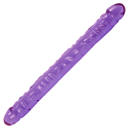 Crystal Jellies 18" Double Dong in Purple | Kinkly Shop