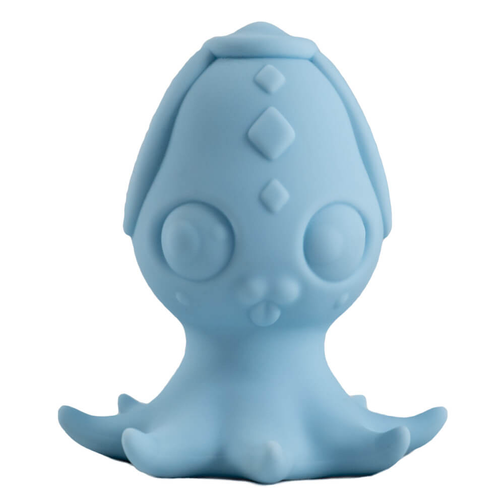 The Cute Little Fuckers Princette Puppypus in Platinum Blue up against a white background | Kinkly Shop