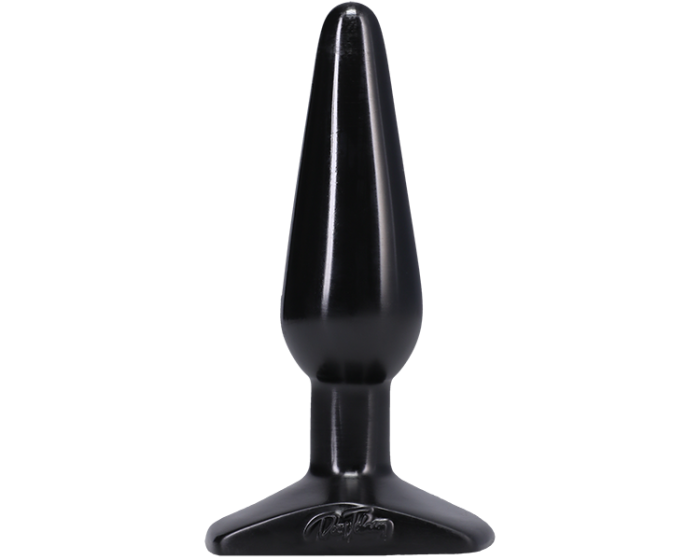Doc Johnson Classic Butt Plug in Black Medium | Kinkly Shop