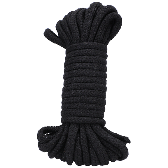 The In A Bag Cotton Rope shown away from its packaging, just sitting bundled up. | Kinkly Shop