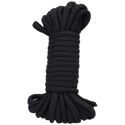 The In A Bag Cotton Rope shown away from its packaging, just sitting bundled up. | Kinkly Shop
