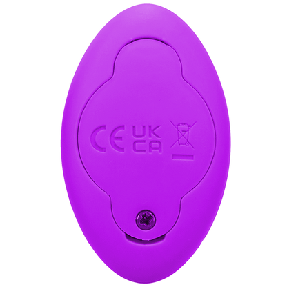 Backside of the remote control which is battery operated. There's a screw and door that keeps the battery inside the remote. | Kinkly Shop