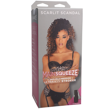 Packaging for the Main Squeeze - Scarlit Scandal stroker | Kinkly Shop