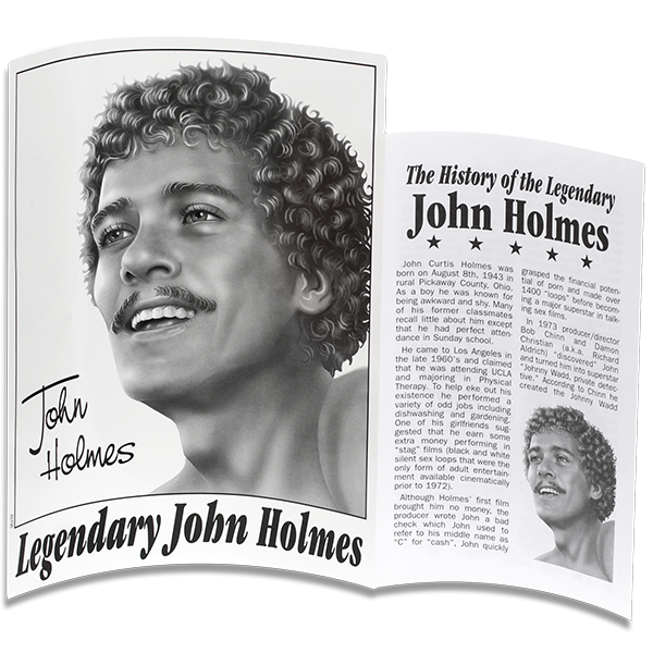 Info about the legendary John Holmes that's included with the Signature Cocks PVC - John Holmes dildo | Kinkly Shop