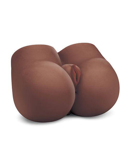 The Luvdollz Remote Control Doggy Style Pussy & Ass laying upside down with its thighs in the air. The labia are very pronounced and the butt is very curvy. | Kinkly Shop