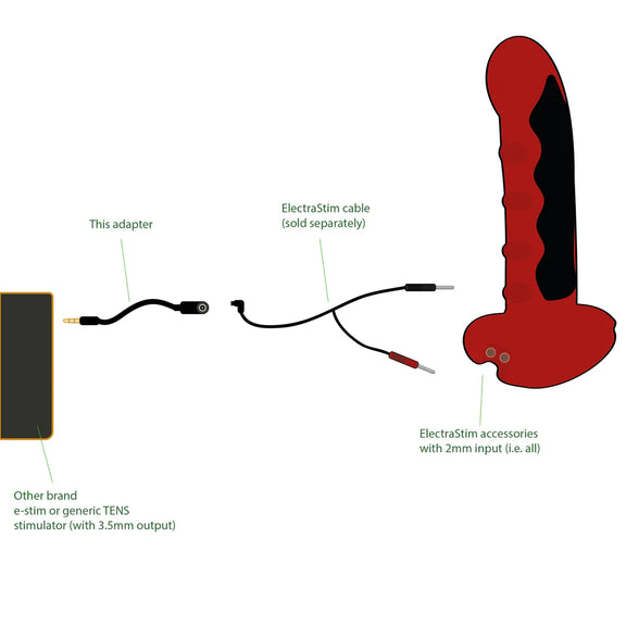 ElectraStim: Jack to ElectraStim 3.5mm Adapter