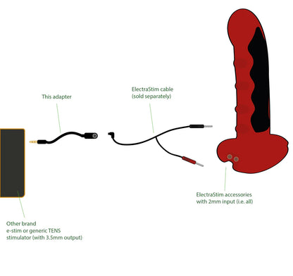 ElectraStim: Jack to ElectraStim 3.5mm Adapter