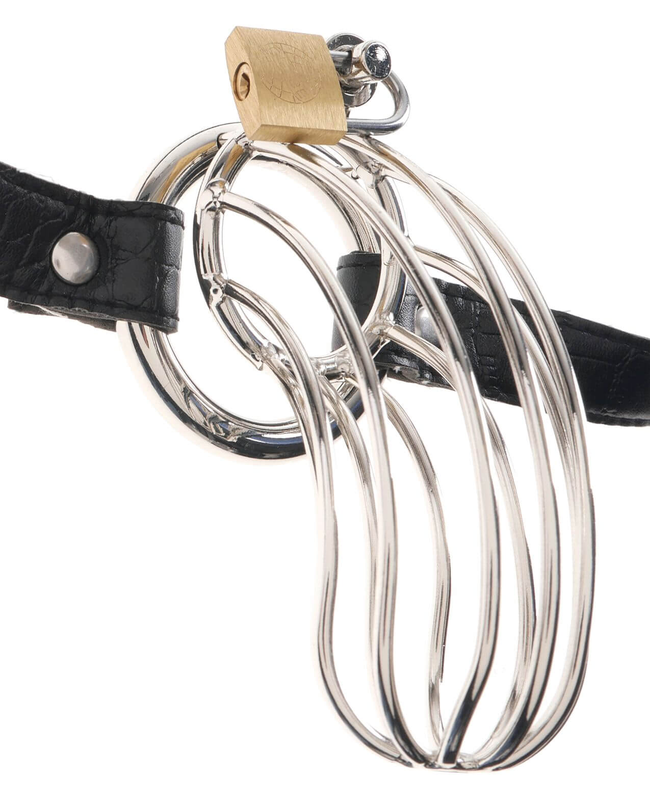 The Fetish Fantasy Extreme Chastity Cages against a plain white background | Kinkly Shop