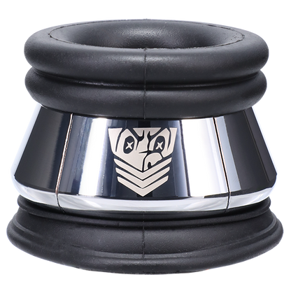 The Fort Troff Full Metal Jacket with the silicone ring shown underneath the external metal weighted ring. | Kinkly Shop