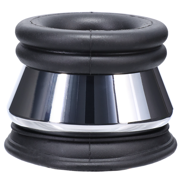 The backside of the Fort Troff Full Metal Jacket ring. There's no logo on the backside of the metal of the ring. | Kinkly Shop