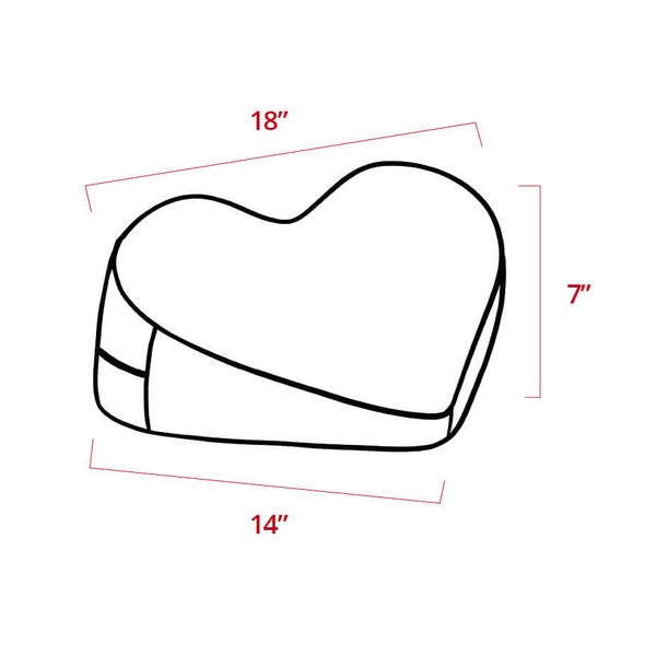 Liberator Heart Wedge in Faux Fur