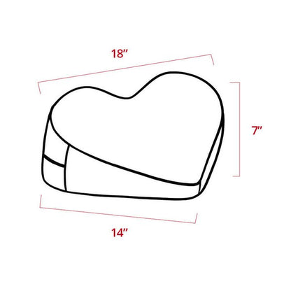 Liberator Heart Wedge in Faux Fur