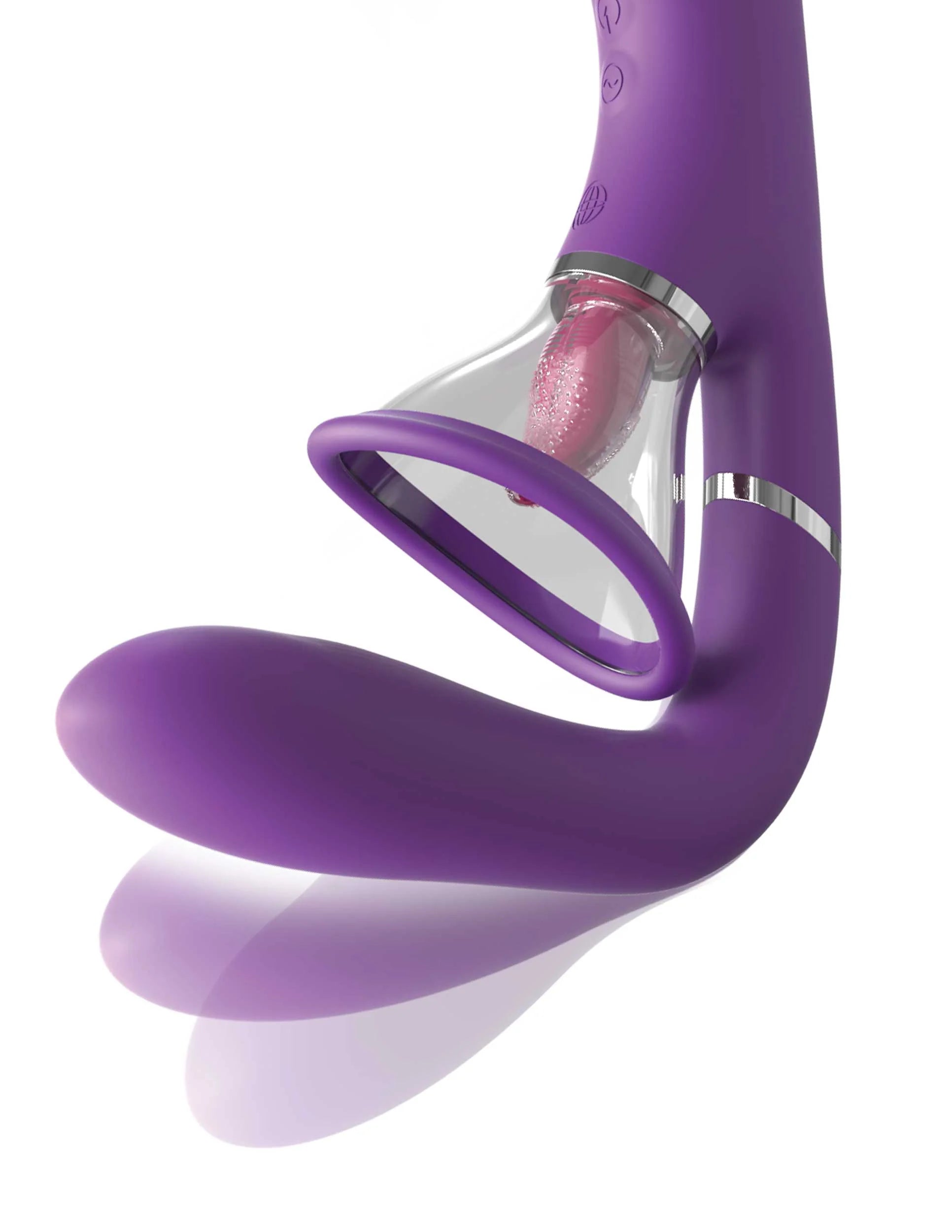 Showcasing the bendable g-spot shaft design of the Fantasy For Her Ultimate Pleasure Pro, allowing for a personalized fit | Kinkly Shop