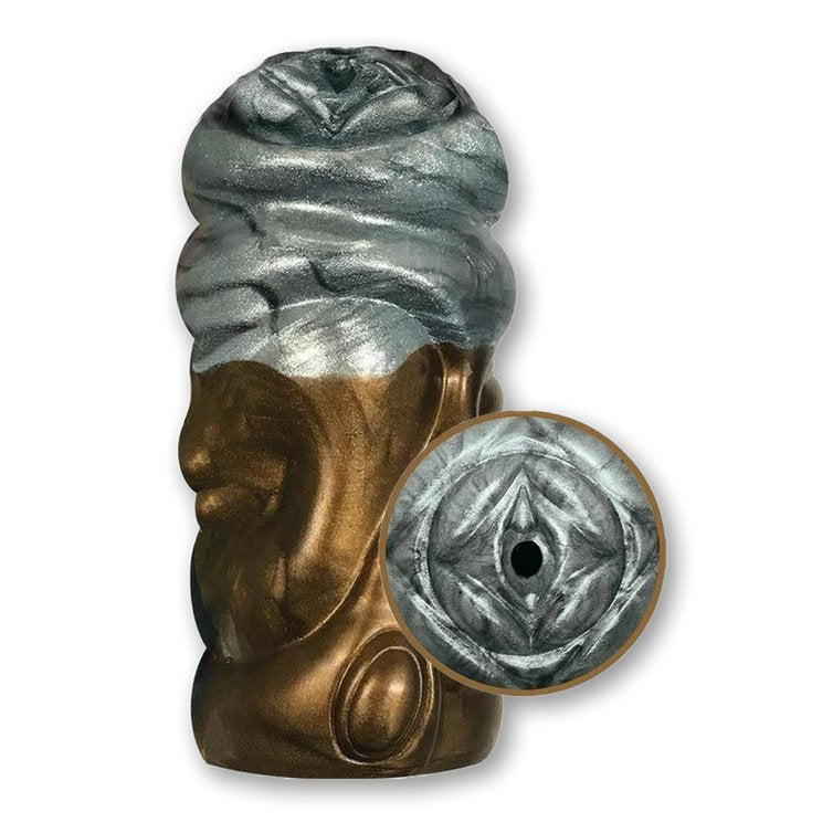 Alien Nation Alchemy stroker in front of a plain white background | Kinkly Shop