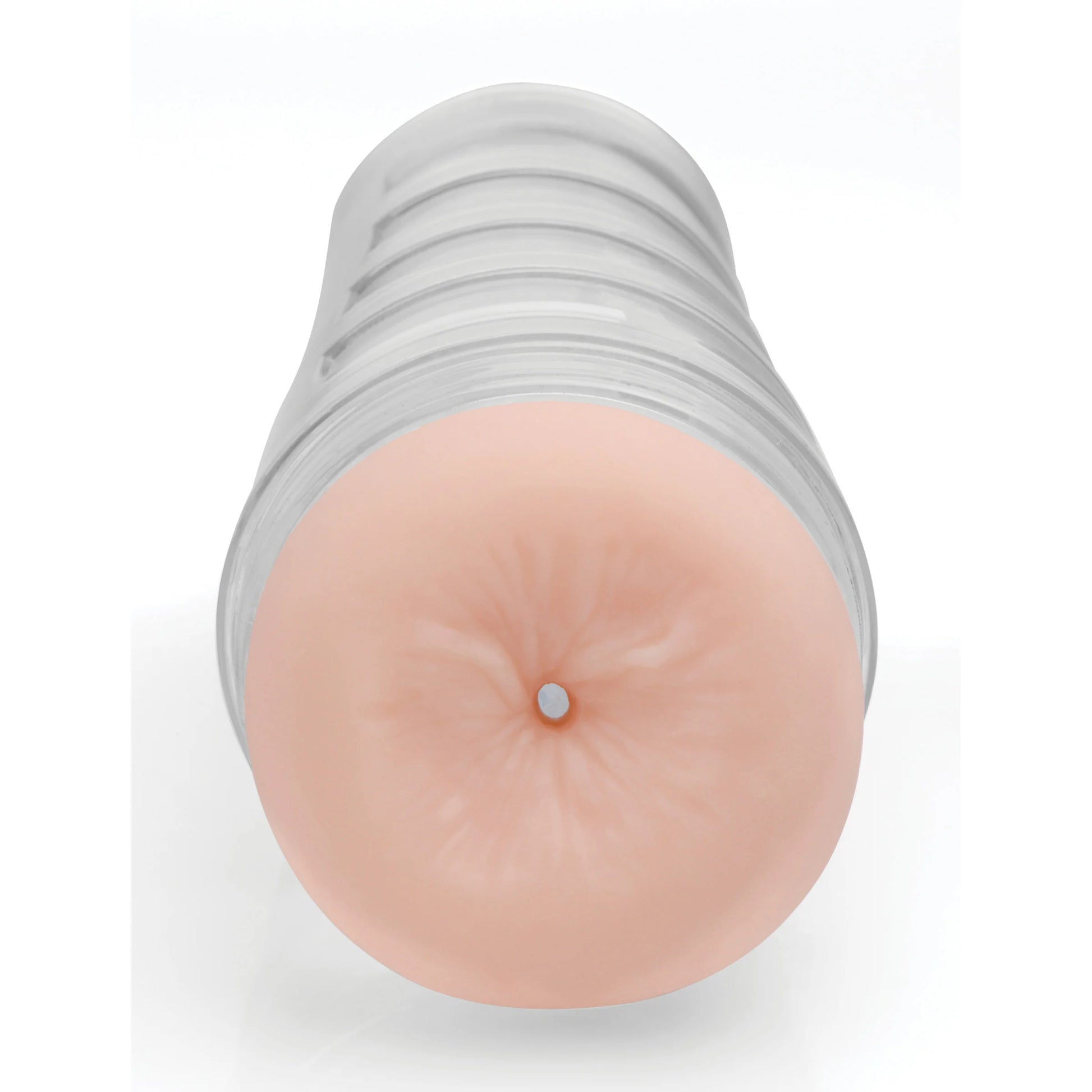 Close-up on the entrance and anal orifice of the Jesse Jane Deluxe Signature Ass Stroker | Kinkly Shop