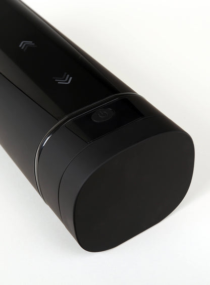 Close-up on the lid that protects the internal channel when you're not using the KIIROO Onyx+ | Kinkly Shop