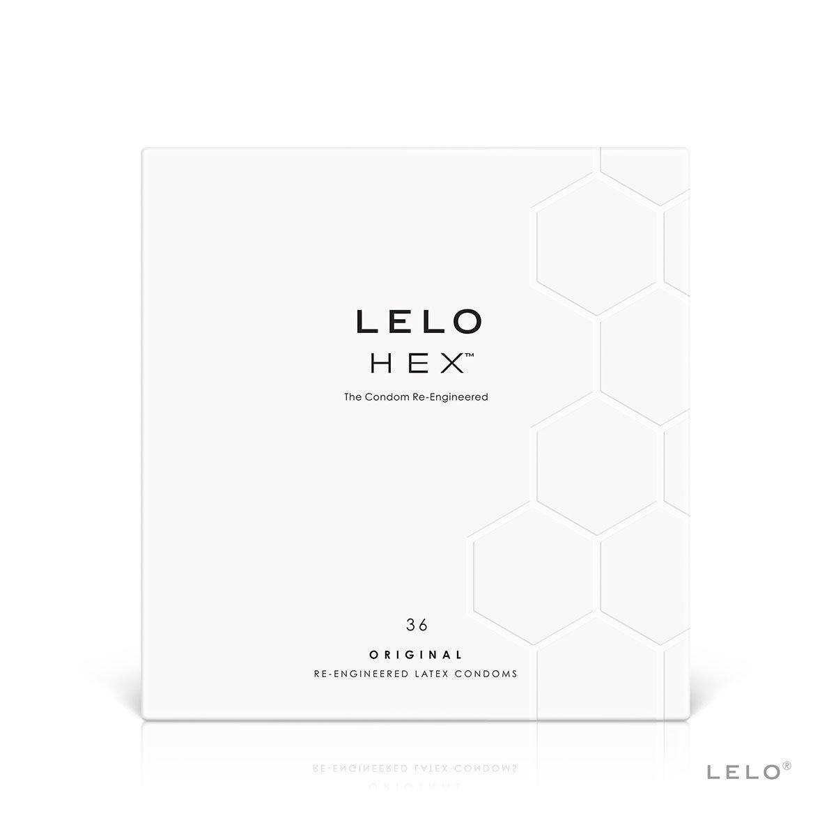 Preservativos LELO HEX originales, paquete de 36