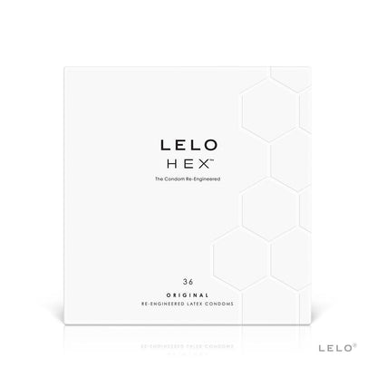 Preservativos LELO HEX originales, paquete de 36