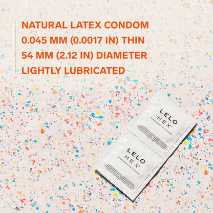 Preservativos LELO HEX originales, paquete de 36