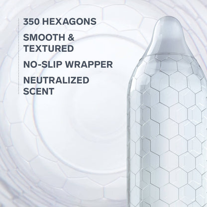 Preservativos LELO HEX originales, paquete de 36