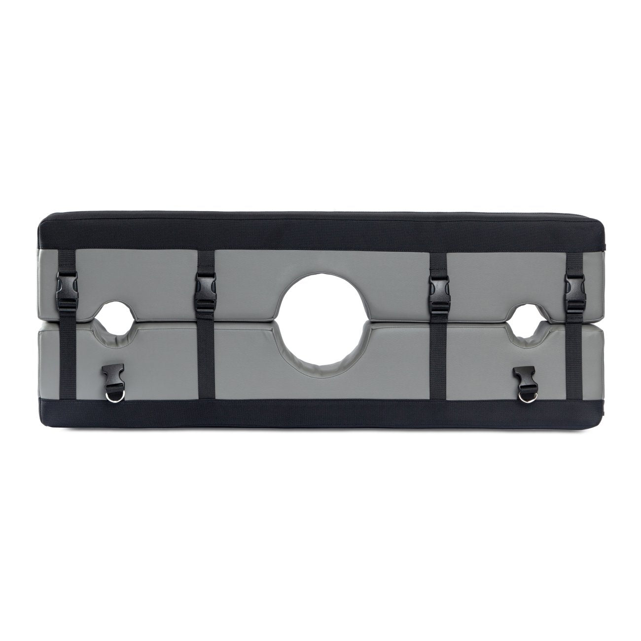 Liberator Bastion Bondage Stocks up against a white background. | Kinkly Shop