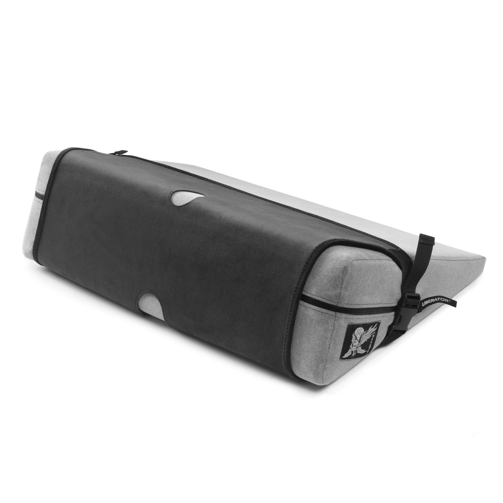 The Liberator Birdi Sex Toy Mount Add-On wrapped around a Liberator Wedge. | Kinkly Shop