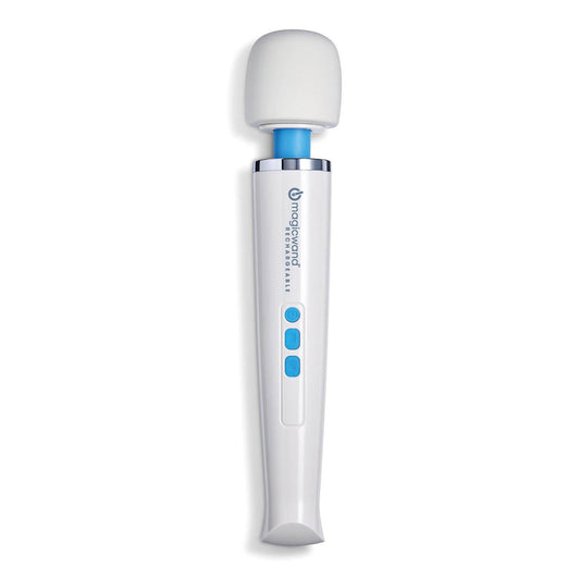 The Magic Wand Rechargeable up against a plain white background | Kinkly Shop