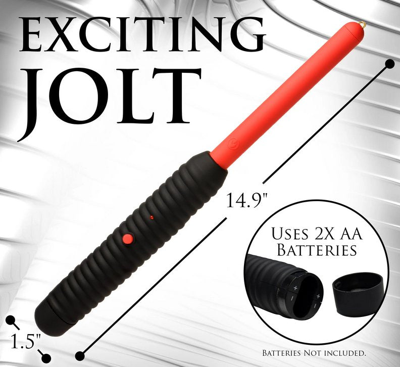 Measurements for the Master Series Spark Rod. The Master Series Spark Rod is 14.9" in total length with a width of 1.5". It uses 2X AA batteries. Batteries are not included. | Kinkly Shop