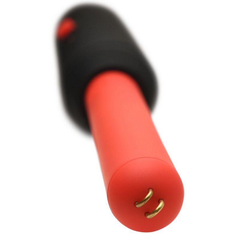 Close-up of the two metal prongs at the tip of the Master Series Spark Rod | Kinkly Shop