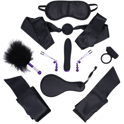Everything included in the The VIP Room BDSM Set| Kinkly Shop