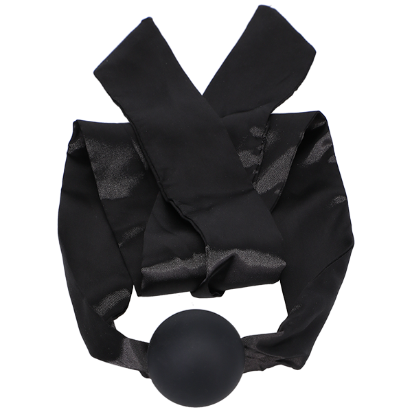 Close-up on the ball gag included within the The VIP Room BDSM Set | Kinkly Shop