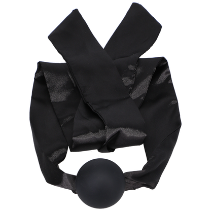 Close-up on the ball gag included within the The VIP Room BDSM Set | Kinkly Shop