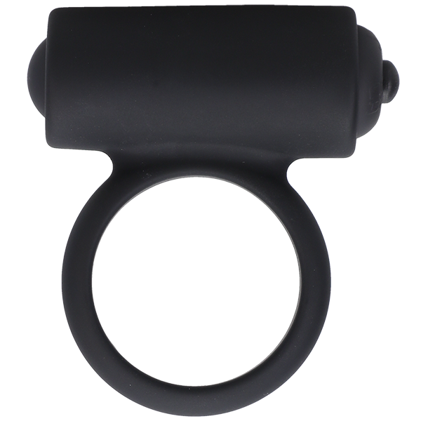 Close-up on the vibrating cock ring that's included within the The VIP Room BDSM Set | Kinkly Shop