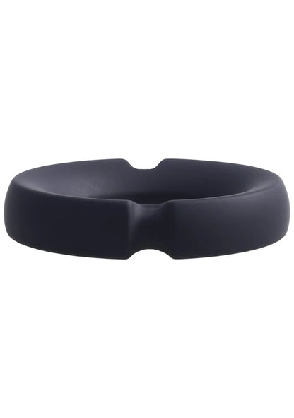 Side view of the Merci The Paradox. There are two divots built into the walls of the cock ring. | Kinkly Shop