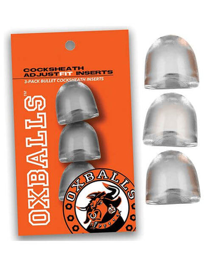 The packaging for the Oxballs AdjustFit Inserts - 3 Pack | Kinkly Shop
