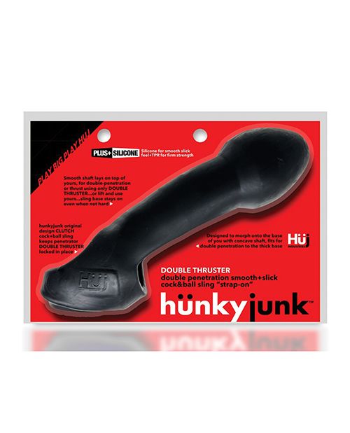 Packaging that the Oxballs Double Thruster comes in. It's a blister pack package that showcases the shape of the Oxballs Double Thruster before buying. | Kinkly Shop