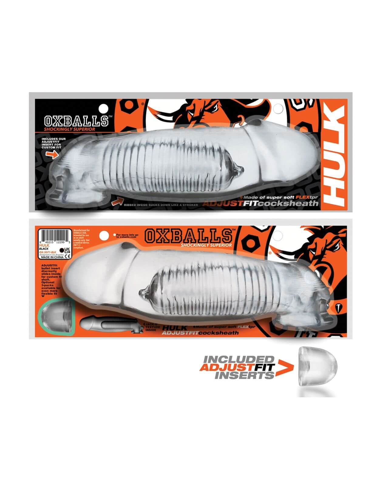 Packaging for the Oxballs Hulk | Kinkly Shop