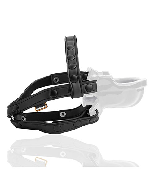 Side view of the Oxballs Watersports Gag in white. | Kinkly Shop