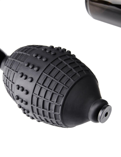 Close-up on the air inflation bulb of the Euro Pump. It's textured to make for easier gripping and handling. | Kinkly Shop