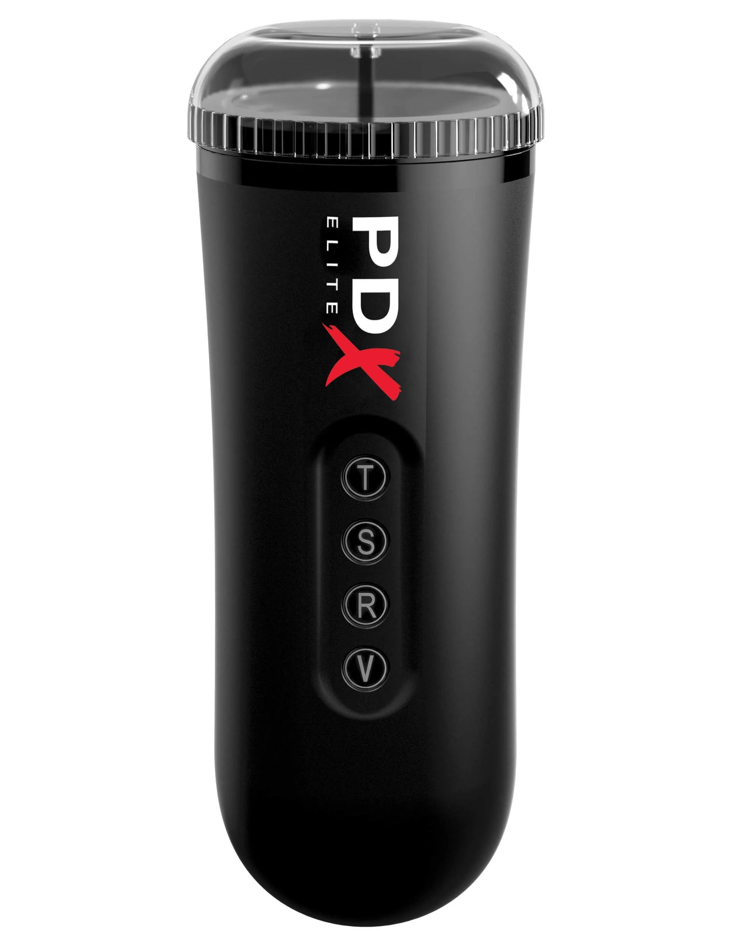 Close-up on the four buttons on the front of the PDX Elite Moto Blower. The lid is on the stroker too | Kinkly